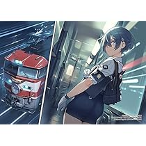 Amazon.co.jp: RAIL WARS! 公式 複製原画【A4】Exp 人型重機は國