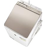 シャープ タテ型 洗濯乾燥機 ES-PW11G-N ダイヤカット穴なし槽 超音波ウォッシャー 洗濯11kg/乾燥6kg フラットトップ ゴールド