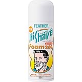 フェザー安全剃刀 FEATHER(フェザー) 薬用 ハイシェーブフォーム 260g 微香性 グリーンフローラル シェービングフォーム カミソリ メンズ 髭剃り (医薬部外品) 260グラム (x 1)