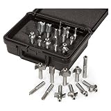 Eagle America 100-2425 General Purpose Router Bit Set 1/2-Inch Shank, 24-Piece [並行輸入品]
