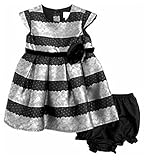 Little Angels DRESS ベビー・ガールズ US サイズ: 12 Months カラー: シルバー