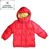 【CRESCENT DOWN WORKS】Kids Down Jacket 【クレセント・ダウン・ワークス】キッズ ダウン ジャケット ★RED 6(110)