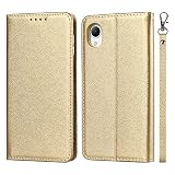 Galaxy A23 5G SC-56C SCG18 ケース サムスン galaxy a23 5g 手帳型 ギャラクシー a23 5g カバー galaxy a23 5g 手帳ケース galaxy a23 5g 手帳型ケース case zouzt PUレザー製 ストラップ付き 横置き スタンド カード収納 マグネット 耐衝撃 滑り止め 指紋防止 無地 可愛い シンプル 5色 ゴールド