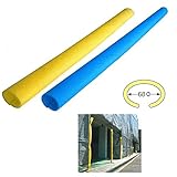 安全・サイン８　柱養生材　柱・手すりカバー　イエロー　マルチカバー 30本セット