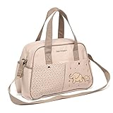 Mom Miya Multi Function Baby Diaper Nappy Changing Bag Changing Mat Mummy Handbag 3 Color (Beige) by
