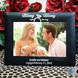 Engraved Engagement Frame by GiftsForYouNow