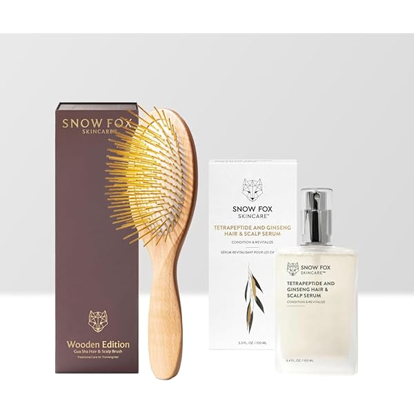 Amazon | スノーフォックス プレミアム FOX カッサ ウッド ヘアブラシ