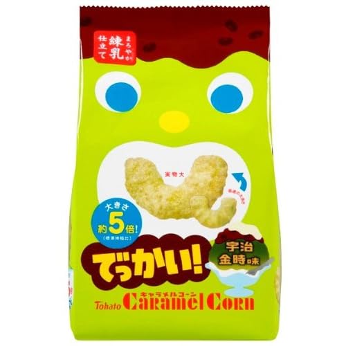 東ハト でっかい！キャラメルコーン 宇治金時味