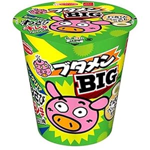 【販路限定品】エースコック ブタメンBIG わさびとんこつ味 93g×12個