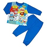 お着替え練習 アンパンマン パジャマ 長袖パジャマ 春物 夏物 子供用 Anpanman j-sa2898 100cm ブルー