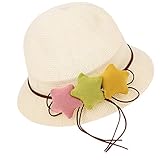 Baoblaze 全5色　赤ちゃんハット　ビーチハット　コットンブレンド　素敵な　ギフト　12ヶ月間 - 6歳の少女　 - 白
