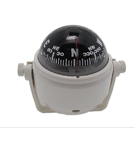 Amazon.co.jp: ボートコンパス 12V 方位磁石 照明付き 角度調節可能