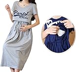 ガレット デ ロワ (galette des Rois) p12grM マタニティ ルームウェア レディース 夏 上下 セットアップ 授乳服 半袖 スカート プリント 授乳 ワンピース ロング マキシ