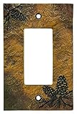 Big Sky Carvers 30170449 Pinecone Decorative Switch Plate [並行輸入品]