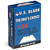米国ブレードu-112 – 09ユーティリティブレード2ノッチHeavy Duty 20 / 5 100 PAK 2