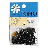 TOHO 特大ビーズ 糸通しビーズ 外径約4mm 0.5m入り No.49