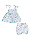 Under the Nileベビー女子Infant Floral Print Top with Short Set