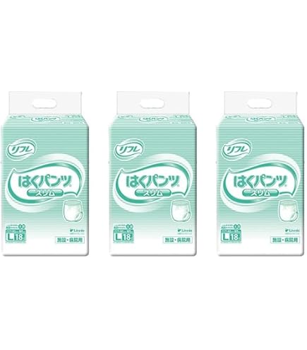 Amazon | 業務用 はくパンツ スリムタイプ Lサイズ 1ケース（18枚×6袋