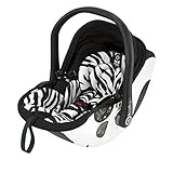 Kiddy Evo-Lunafix Infant Carrier Lie-Flat Technology (Group 0 Plus, 0-13 kg, Zebra) by Kiddy