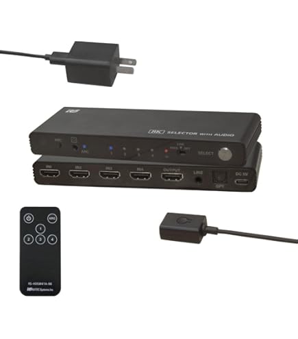 Amazon | Denon AVS-3BK 3ポート (3入力/1出力) 8K HDMIスイッチャー