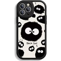 Amazon.co.jp: 可愛い iPhone16E 用 ケース まっくろくろすけ