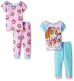 Paw Patrol baby-girlsスカイ・花コットン2のセット カラー: ブルー