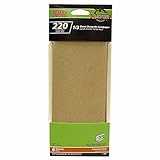 Gator Finishing 5040 220 Grit Aluminum Oxide Sanding Sheets (6 Pack) 3-2/3 x 9 [並行輸入品]