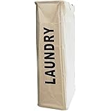 センコー ランドリーバスケット スリムタイプ CA1032 ベージュ 772484