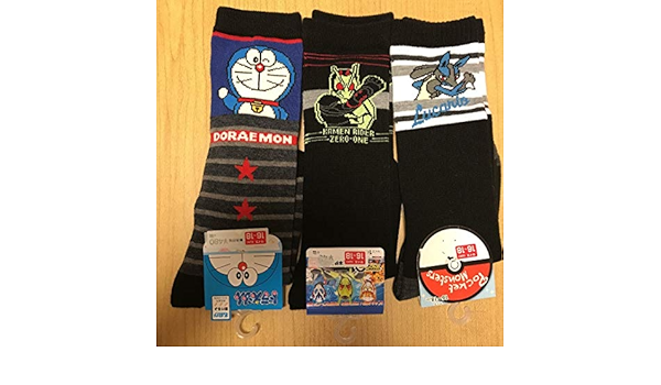 Amazon ハイソックス 靴下 男の子 キッズ ドラえもん 仮面ライダーゼロワン ルカリオ ポケモン Doraemon ソックス 靴下 通販