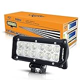 Auxbeam 7" 36W LED Work Light Bar 3600LM CREE 60 Degree Flood Beam for Jeep Off-road SUV Truck Car A