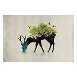 DENY Designs Budi Kwan Watering a Life Into Itself Woven Rug, 4 by 6-Feet