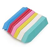 CCINEE カラフル 園芸用ラベル たんざくラベル 立型ラベル 植物ラベル 盆栽タグ 全6色 10cm 120枚入り