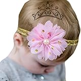 miugleベビーゴールドヘッドバンドとリボン