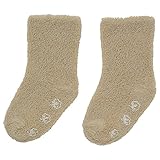 【オーガニックガーデン】やわらかやさしい肌ざわり　ベビーパイル・ソックス　グリーン 10-12cm