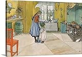 カール・ラーションプレミアムシックラップキャンバス壁アート印刷題名のキッチンAホーム'から、シリーズ、c.1895 48" x 32" 2007366_24_48x32_none