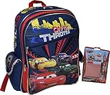 Disney Pixar Cars Deluxe 16" School Backpack With Bonus Notepad & Pen [並行輸入品]