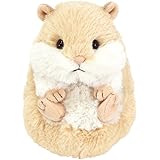 サンレモン(Sun Lemon) ころもっふる ハムスター ベージュ 12×15×14cm ぬいぐるみ アニマル P-8272