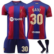 バルセロナ GAVI 30番 半袖 ユニフォーム FCバルセロナ GAVI 30番 ユニフォーム - メルカリ