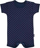 Anna Nicola(アンナニコラ) 水玉半袖ボディショート (70cm, ネイビー)