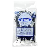 結束バンド 丈夫な国内製プロ仕様 SGタイ 屋外 対候 耐熱タイプ (長さ100㎜ SG-100W)
