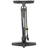MOHEGIA 自転車 空気入れ: フロアポンプ - 仏式 米式 英式バルブ対応 - 160PSI スケール/デジタル圧力計