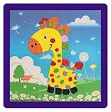 [キリン]キッズDIY工芸ロープペースト絵画、2PCS