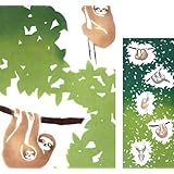 手ぬぐい ミツユビナマケモノ