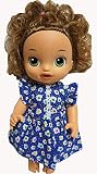 Blue Dress Fits Baby Alive Little Baby Dolls And Beanie Babies