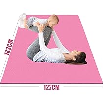 Amazon | Augxem ヨガマット 幅広183×122cm 特大 二人用 親子