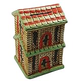 装飾ヴィンテージスタイルセラミックベルハンドメイド装飾ベル6インチTall 5 ブラウン CSV51