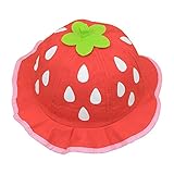 Eastlion 子供たちのマルチカラーキャップかわいい赤ちゃんコットンハット夏の子供のビーチサンハット スタイル1 レッド