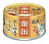 金缶 キャットフード だし仕立て ささみ 70g