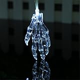 Infabe クリスマス ハロウィン LEDライト 結婚式 お誕生日バー 飾りスター 電池 イルミネーション led オーナメント 髑髏形の装飾LEDライト 電池式 電球 ストリングスライト