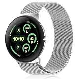 [ZoRoll] バンド Google Pixel Watch 4 41 mm / 3 41 mm / 2 / 1 対応 ステンレスバンド 磁気付き金属ベルト スマートウォッチストラップ 調節可能 替えベルト Google Pixel Watch 4 / 3 / 2 /1 対応 (ローズゴールド)